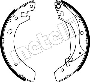 METELLI Bremsebakkesæt 530368 for ROVER LAND ROVER