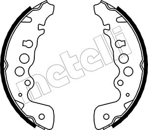 METELLI Bremsebakkesæt 530401 for MAZDA SUZUKI