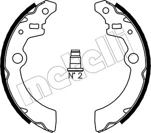 METELLI Bremsebakkesæt 530404 for SUZUKI