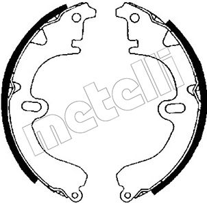 METELLI Bremsebakkesæt 530417 for TOYOTA