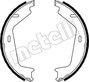 METELLI Bremsebakkesæt, parkeringsbremse 530479 for VOLVO