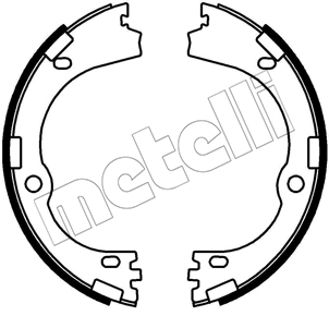 METELLI Bremsebakkesæt, parkeringsbremse 530752 for HYUNDAI KIA