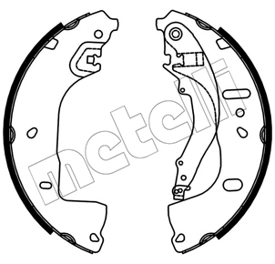 METELLI Bremsebakkesæt 530764 for FORD SKODA VW