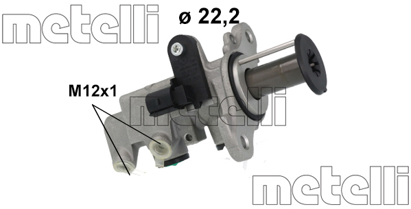 METELLI Hovedbremsecylinder 051263 for VW SEAT