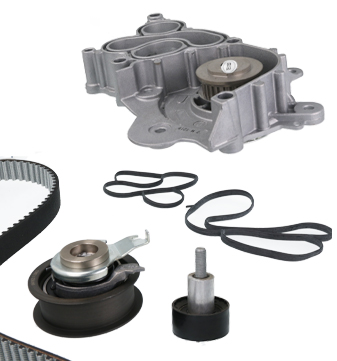 METELLI Vandpumpe + tandremssæt 30-1218-1 for AUDI VW SKODA (SVW)
