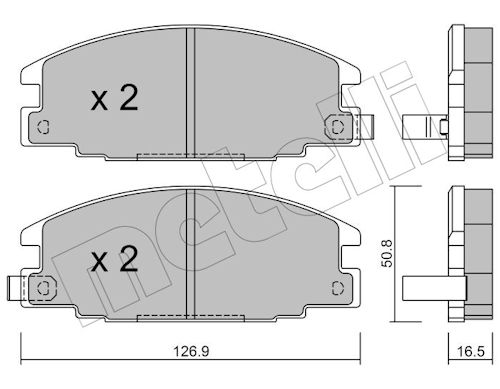 METELLI Bremseklodser 2202440 for OPEL ISUZU