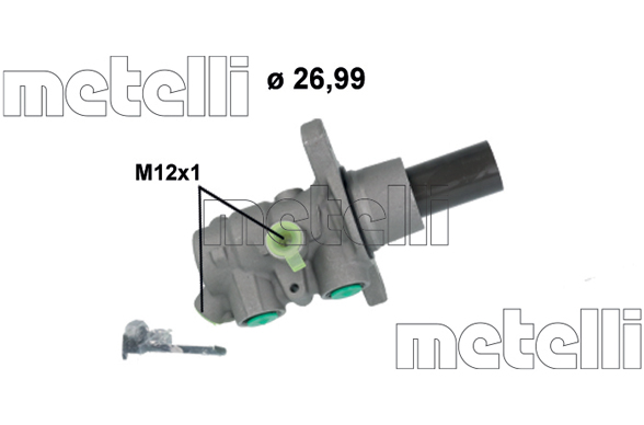 METELLI Hovedbremsecylinder 051269 for MERCEDES-BENZ