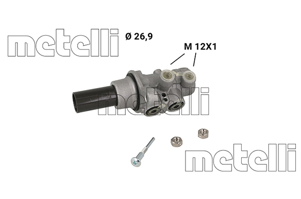 METELLI Hovedbremsecylinder 051281 for BMW