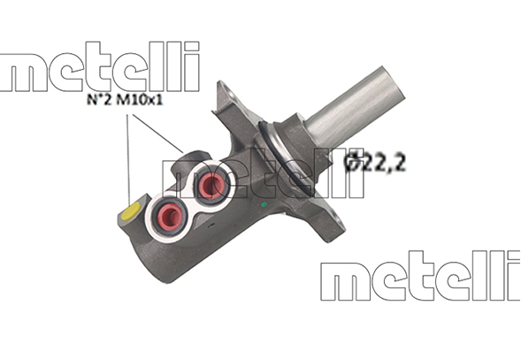 METELLI Hovedbremsecylinder 051276 for DACIA