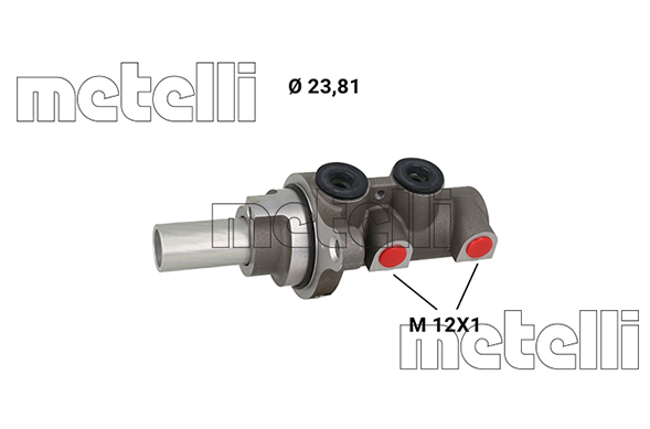 METELLI Hovedbremsecylinder 051287 for HYUNDAI