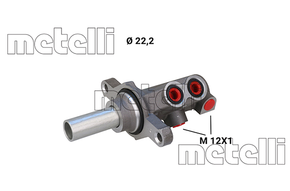 METELLI Hovedbremsecylinder 051296 for DACIA
