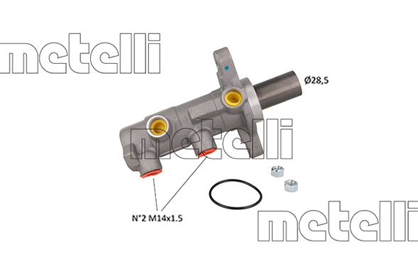 METELLI Hovedbremsecylinder 051283 for FORD