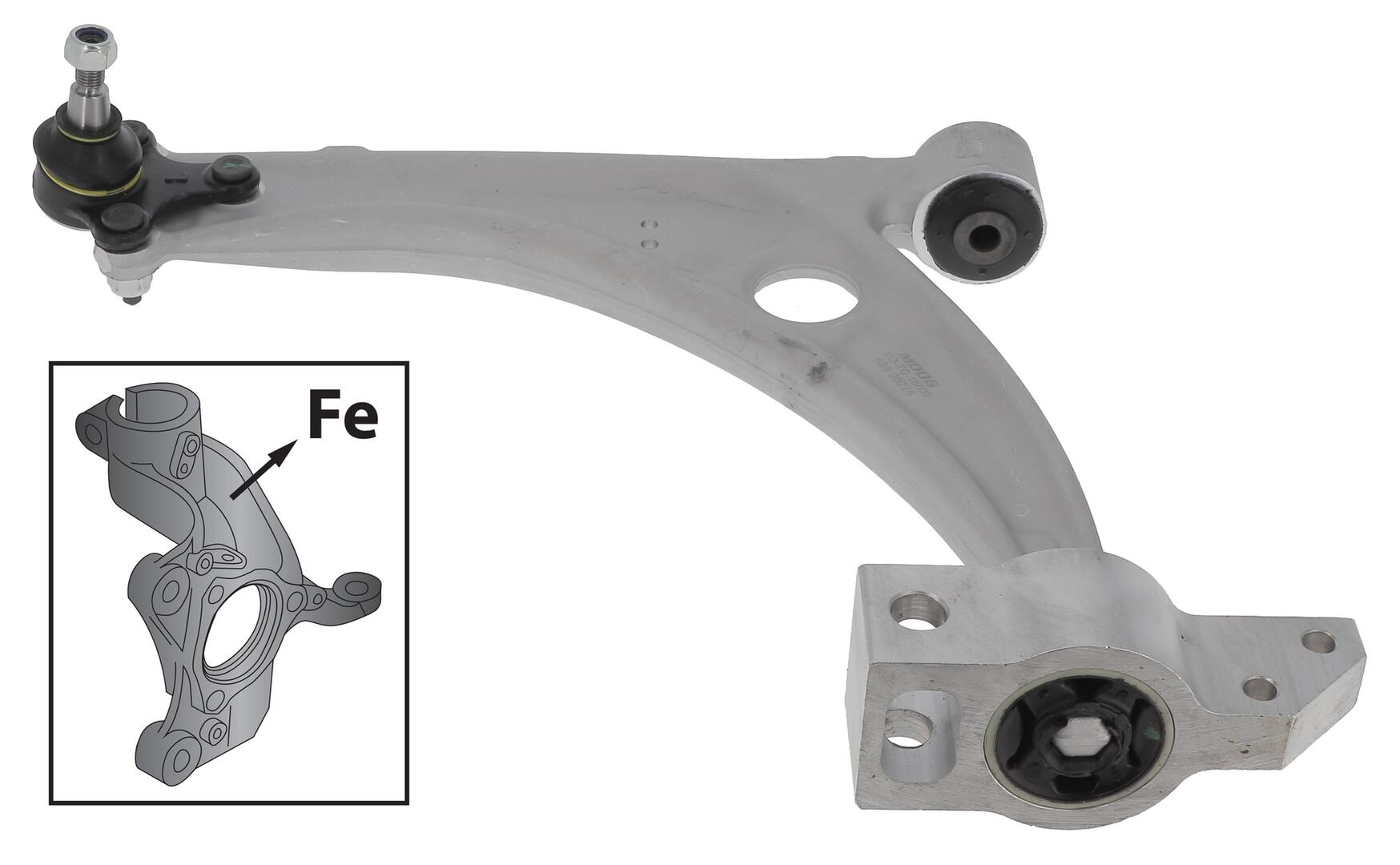 MOOG Bærearm, hjulophæng VO-TC-15605 for SKODA VW AUDI