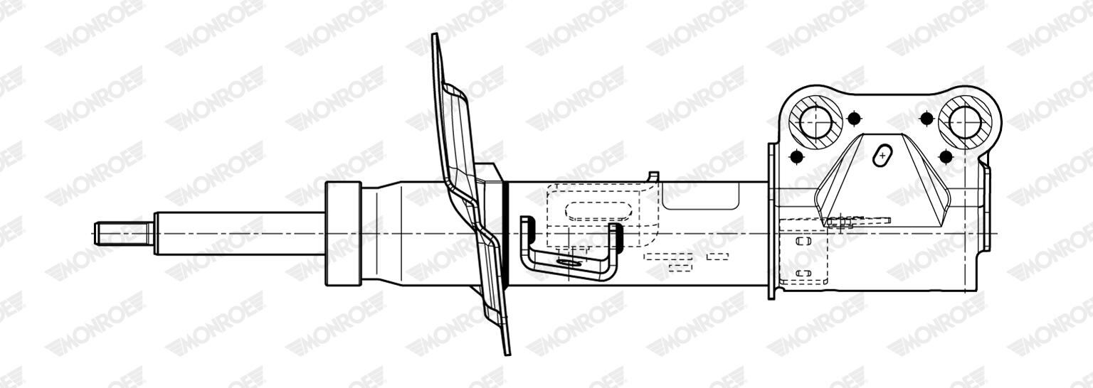 MONROE Støddæmper 742274sp for FORD