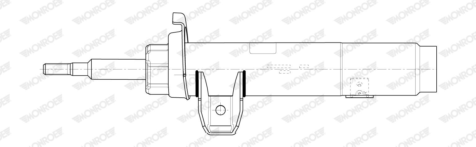 MONROE Støddæmper D0036R for BMW