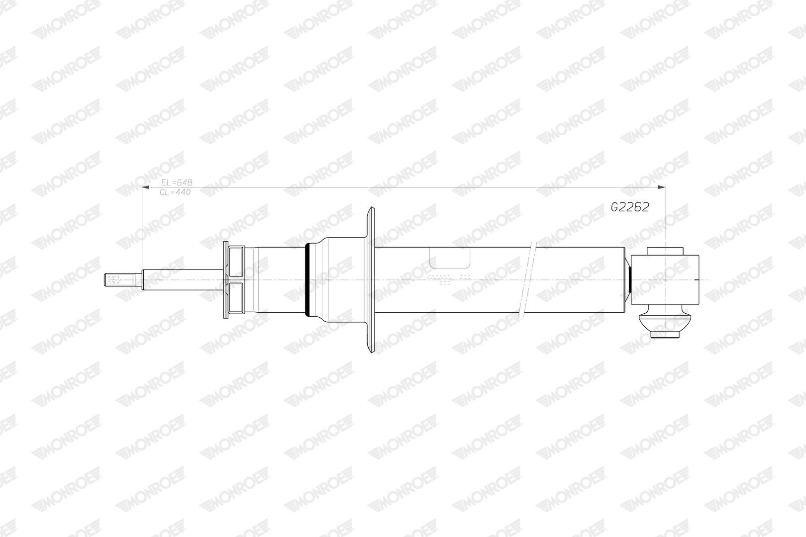 MONROE Støddæmper g2262 for BMW