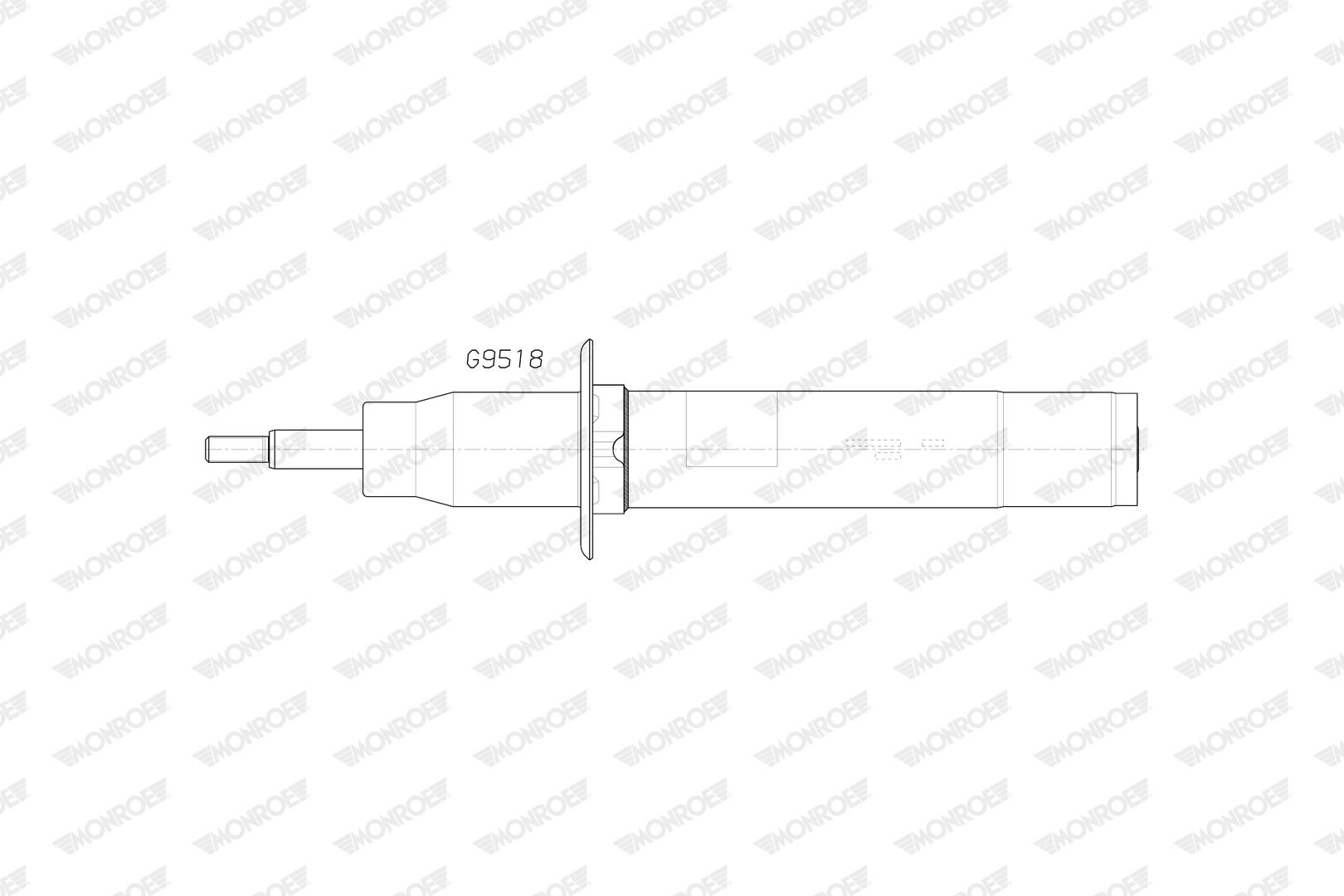 MONROE Støddæmper g9518 for AUDI VW