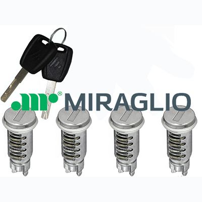 MIRAGLIO Låsecylindersæt 80/1219 bag for FIAT