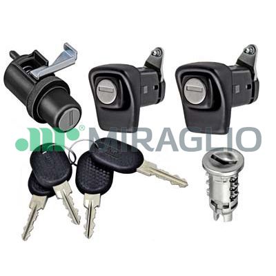MIRAGLIO Låsecylindersæt 85/104 for FIAT