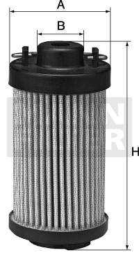 MANN-FILTER Filter, arbejdshydraulik HD 10 158/4