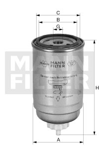 MANN-FILTER pl50 76mm