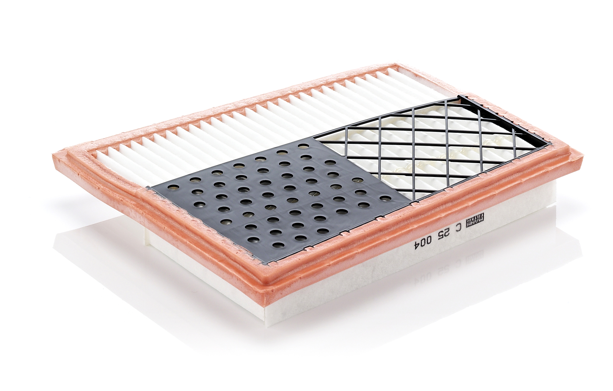 MANN-FILTER Luftfilter c25004 Filterindsats length_mm_203|Længde [mm]|250 width_mm_206|Bredde [mm]|210 height_mm_209|Højde [mm]|36 36mm for MERCEDES-