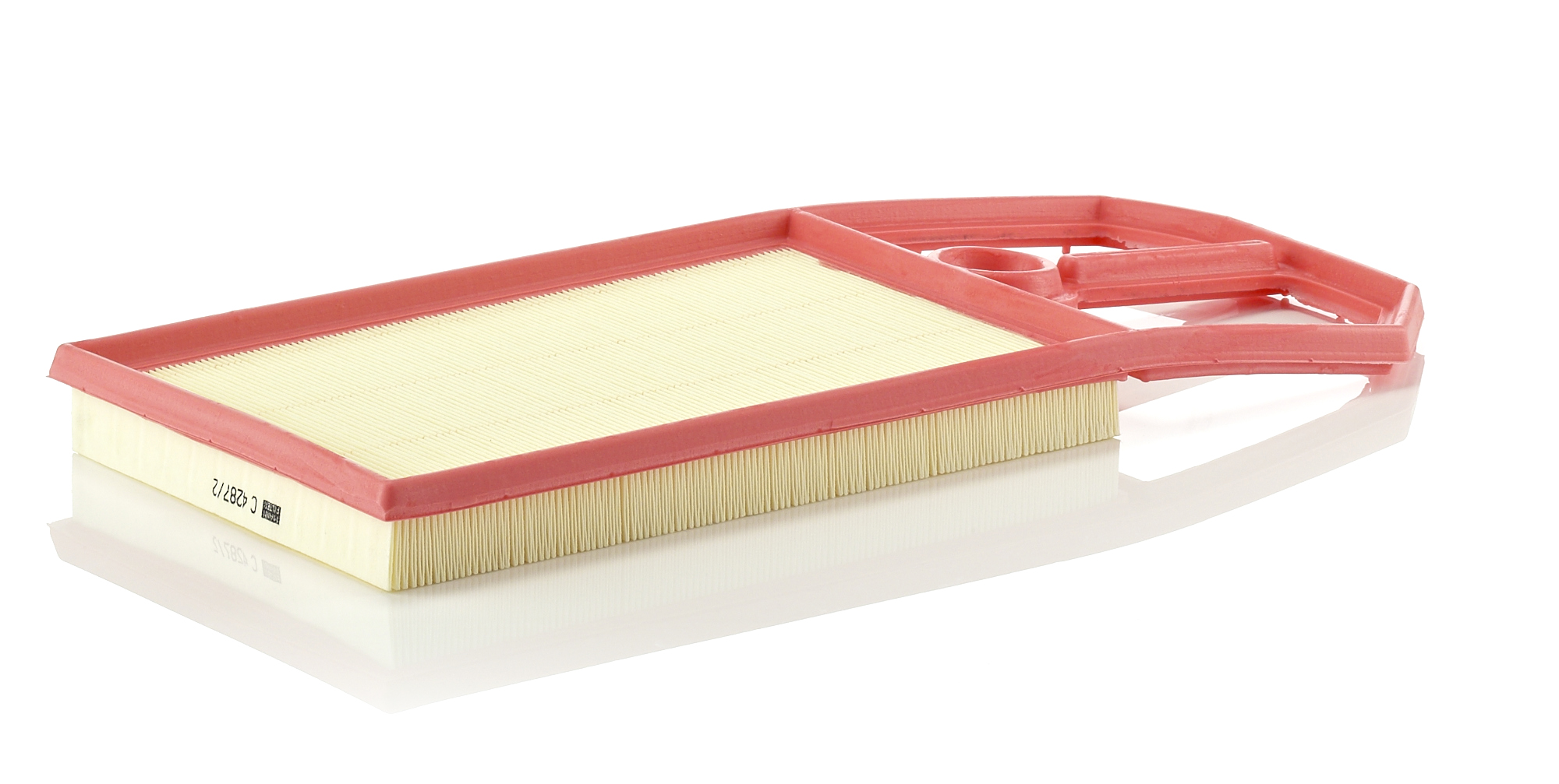 MANN-FILTER Luftfilter c42872 Filterindsats length_mm_203|Længde [mm]|419 width_mm_206|Bredde [mm]|188 height_mm_209|Højde [mm]|32 32mm for VAG