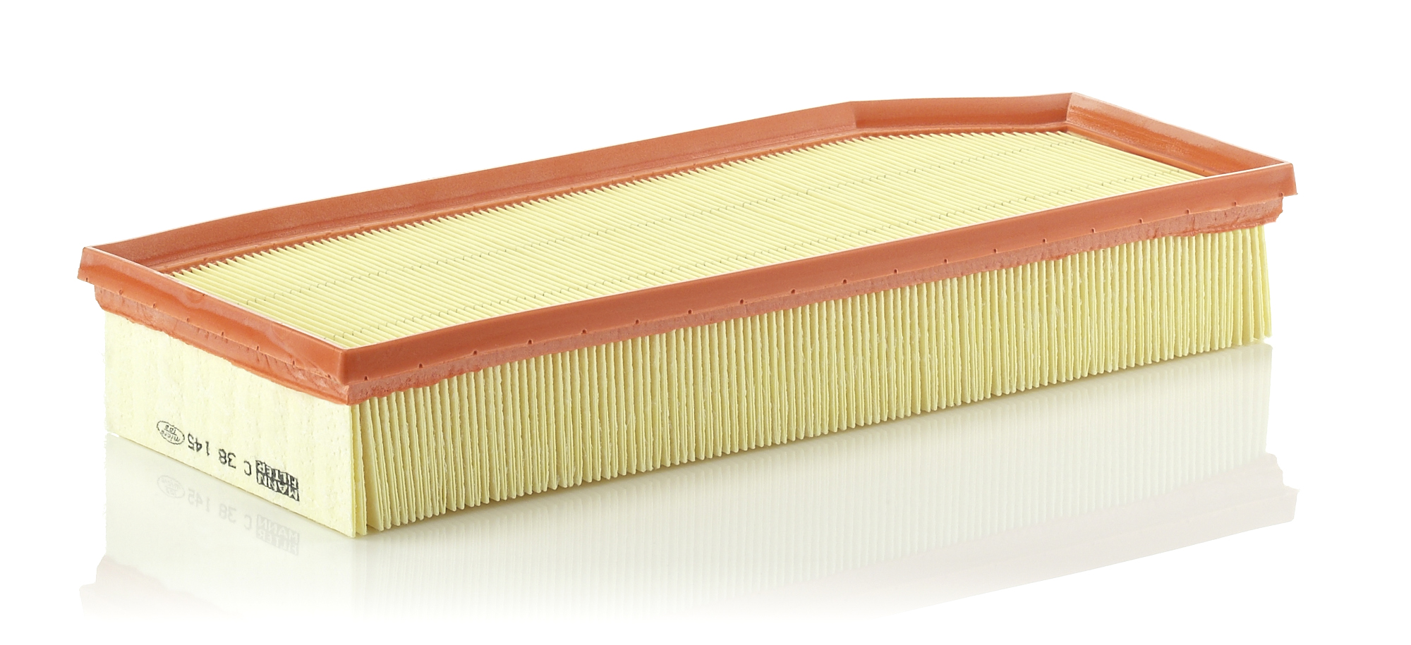 MANN-FILTER Luftfilter c38145 Filterindsats length_mm_203|Længde [mm]|378 width_mm_206|Bredde [mm]|156 height_mm_209|Højde [mm]|56 length_1_mm_814|Læn