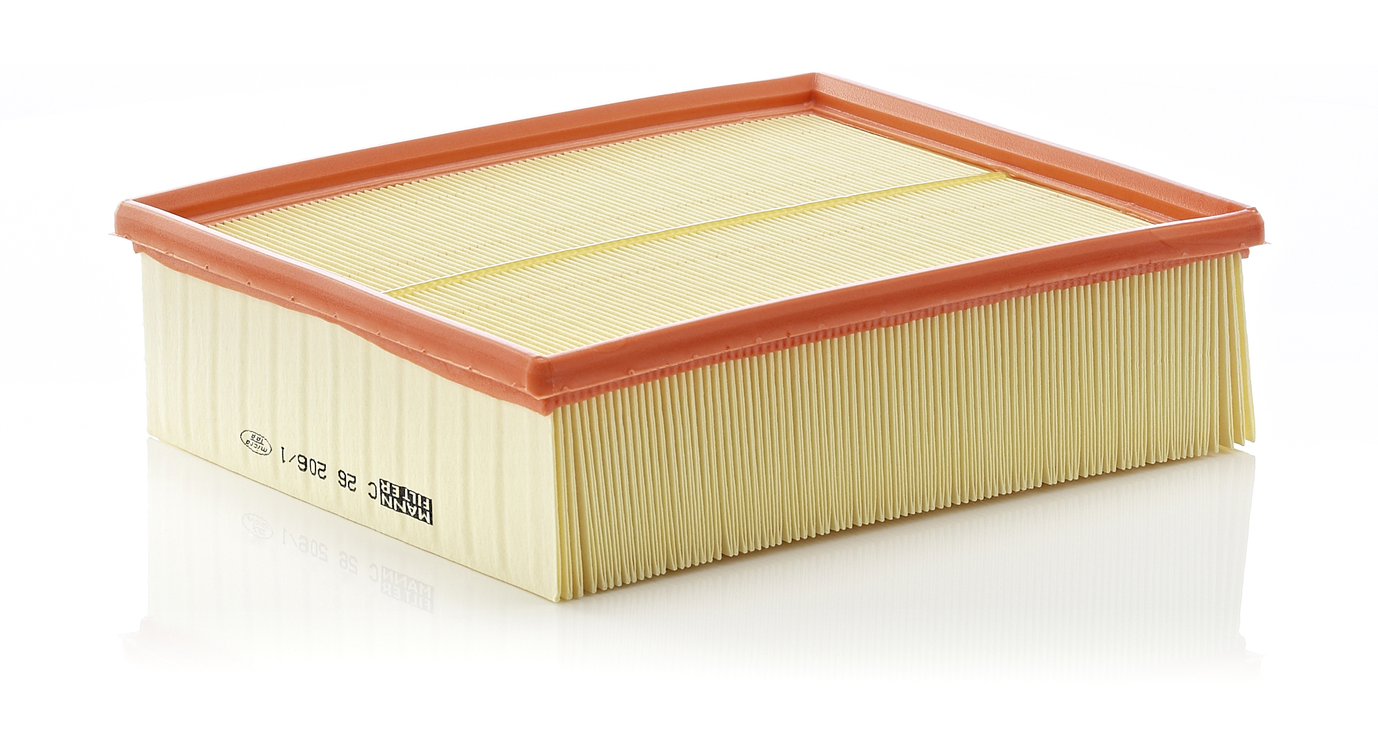 MANN-FILTER Luftfilter C 26 206/1 Filterindsats length_mm_203|Længde [mm]|254 width_mm_206|Bredde [mm]|213 height_mm_209|Højde [mm]|69 69mm for VAG