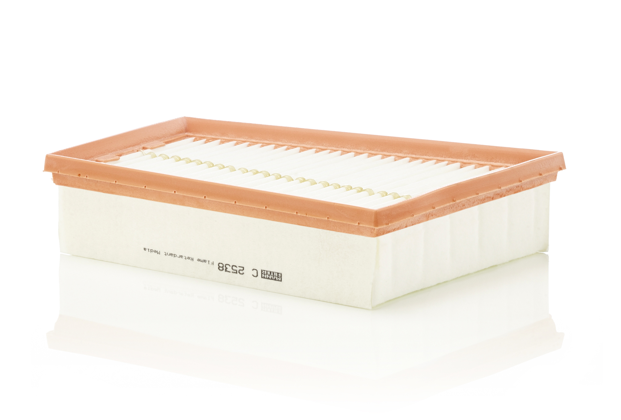 MANN-FILTER Luftfilter c2538 Filterindsats length_mm_203|Længde [mm]|243 width_mm_206|Bredde [mm]|192 height_mm_209|Højde [mm]|58 58mm for RENAULT