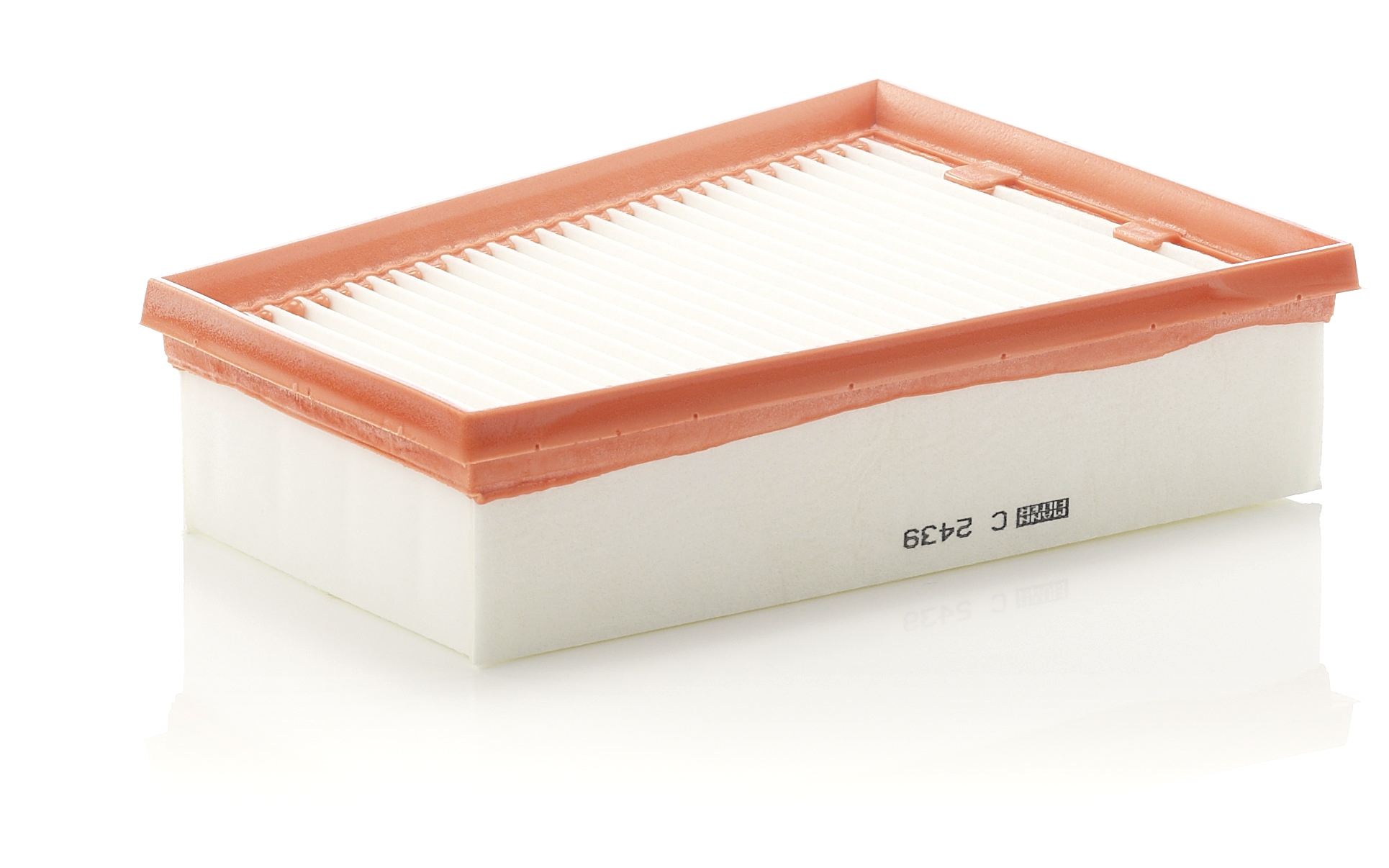 MANN-FILTER Luftfilter c2439 Filterindsats length_mm_203|Længde [mm]|247 width_mm_206|Bredde [mm]|193 height_mm_209|Højde [mm]|58 58mm for RENAULT