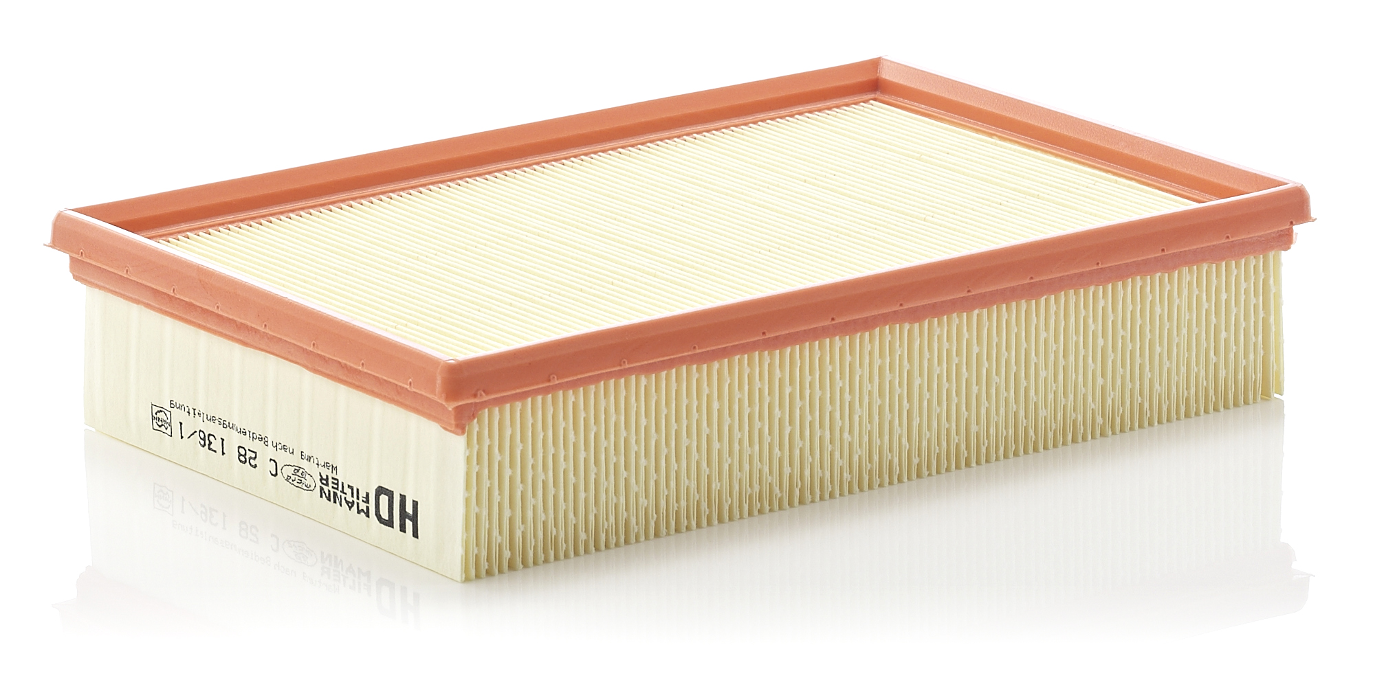 MANN-FILTER Luftfilter c281361 Filterindsats length_mm_203|Længde [mm]|275 width_mm_206|Bredde [mm]|185 height_mm_209|Højde [mm]|57 57mm for CITROËN