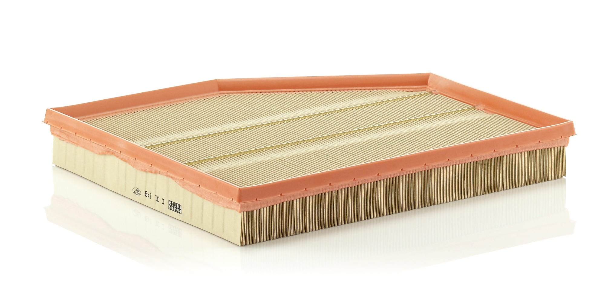 MANN-FILTER Luftfilter c31149 Filterindsats length_mm_203|Længde [mm]|312 width_mm_206|Bredde [mm]|275 height_mm_209|Højde [mm]|42 length_1_mm_814|Læn