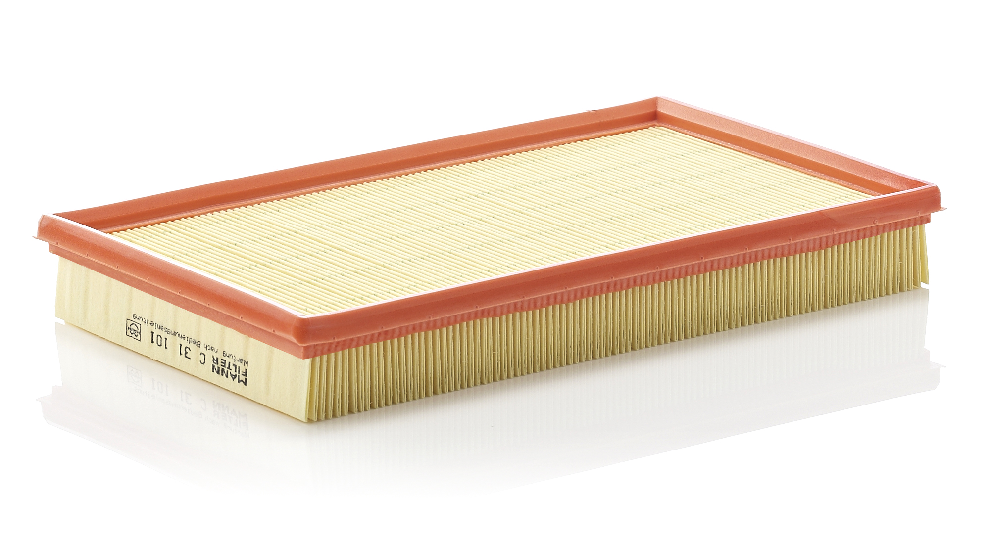 MANN-FILTER Luftfilter c31101 Filterindsats length_mm_203|Længde [mm]|308 width_mm_206|Bredde [mm]|184 height_mm_209|Højde [mm]|42 42mm for PORSCHE