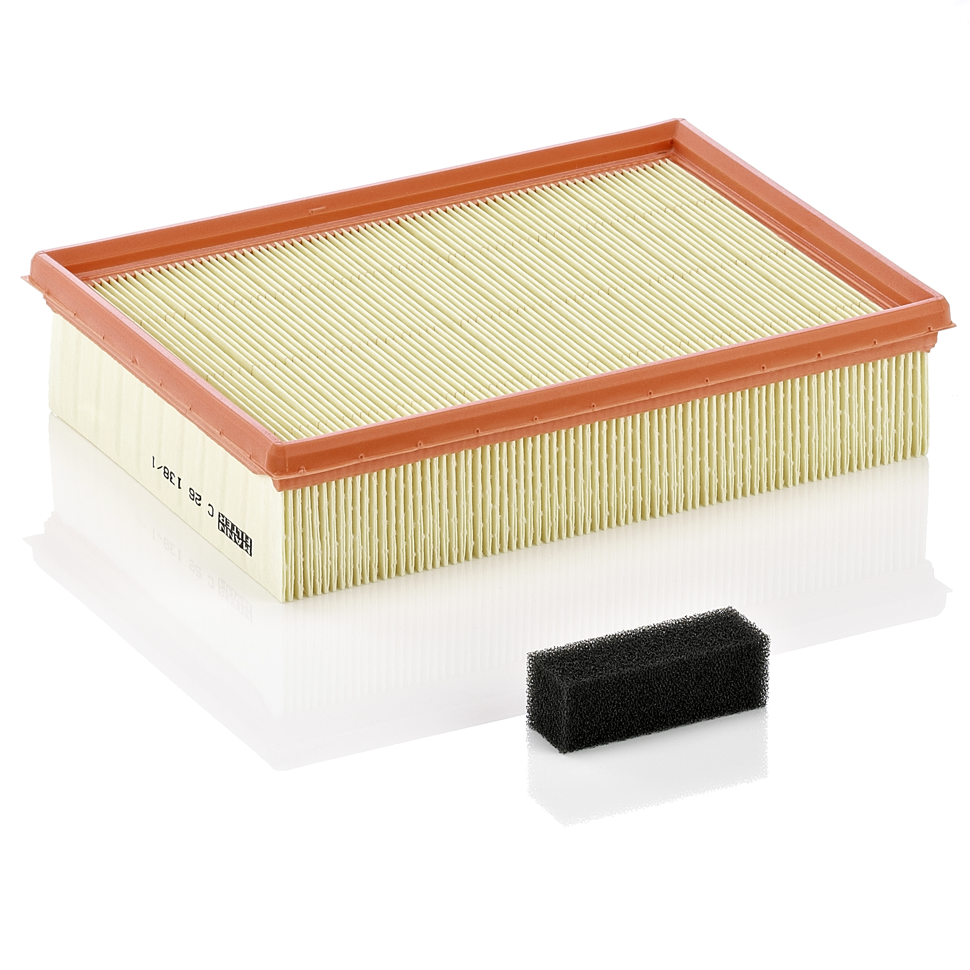 MANN-FILTER Luftfilter c261381kit Filterindsats supplementary_articlesupplementary_info_596|Tillægsartikel/Yderligere info.|med tillægsfilter for krum