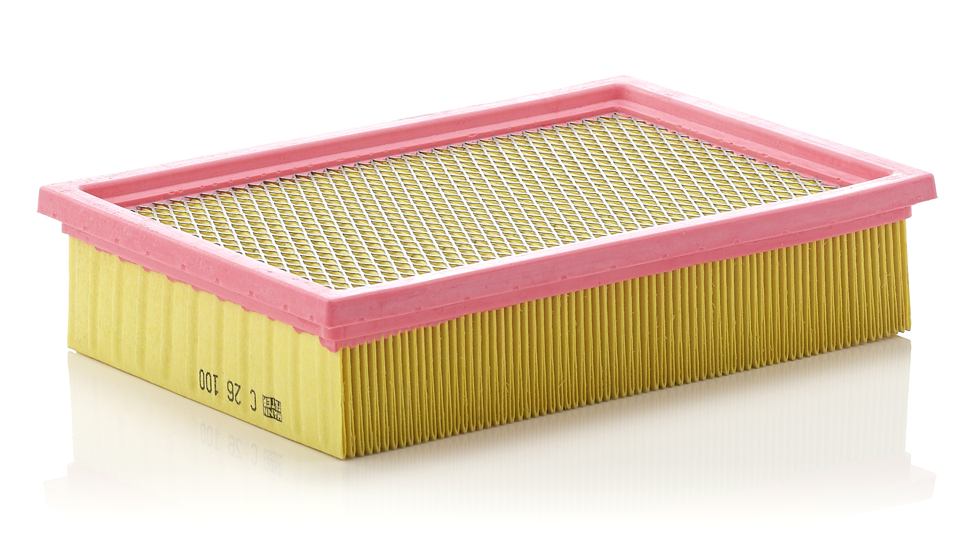 MANN-FILTER Luftfilter c26100 Filterindsats length_mm_203|Længde [mm]|255 width_mm_206|Bredde [mm]|180 height_mm_209|Højde [mm]|57 57mm for FORD MAZD