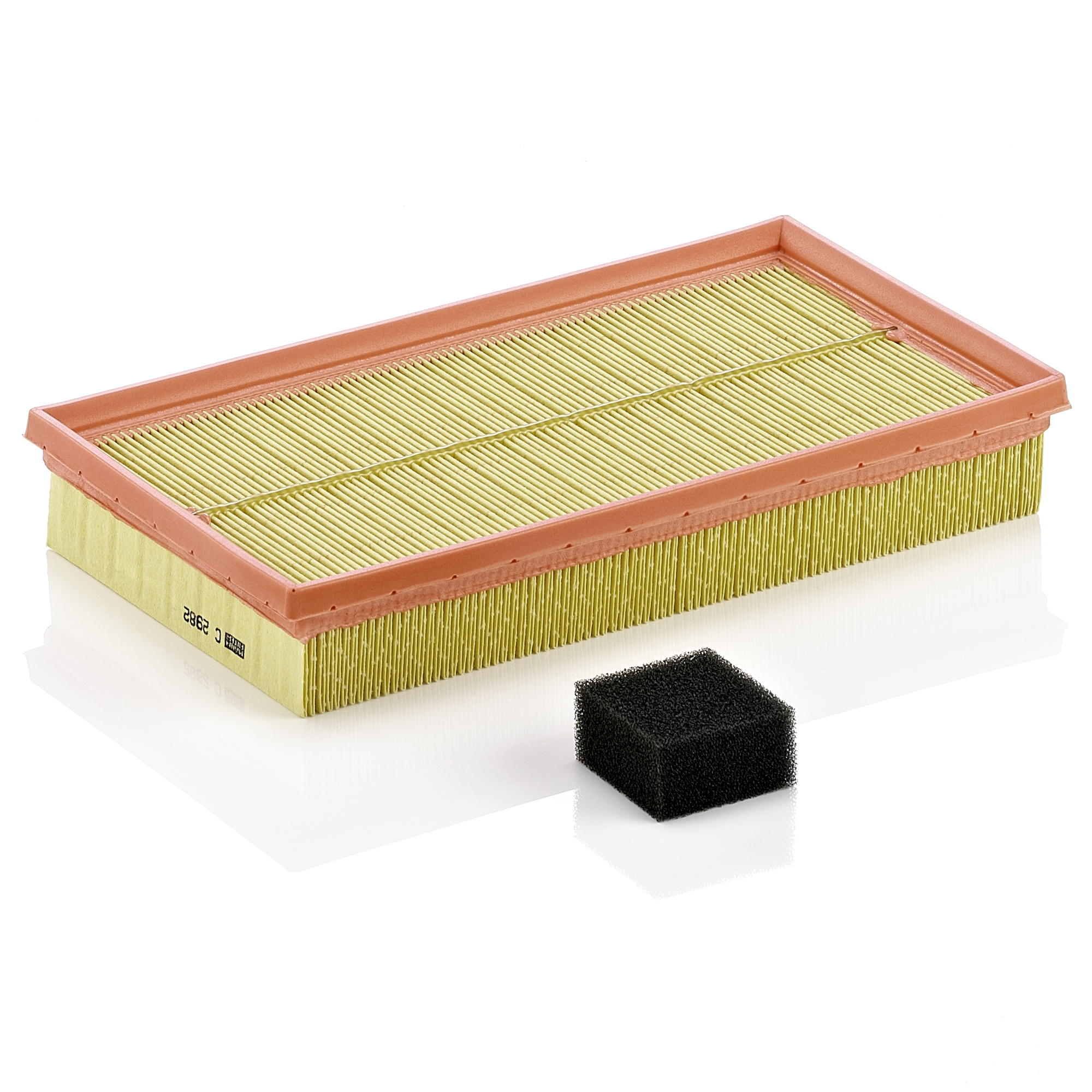 MANN-FILTER Luftfilter C 2982 KIT Filterindsats supplementary_articlesupplementary_info_596|Tillægsartikel/Yderligere info.|med tillægsfilter for krum
