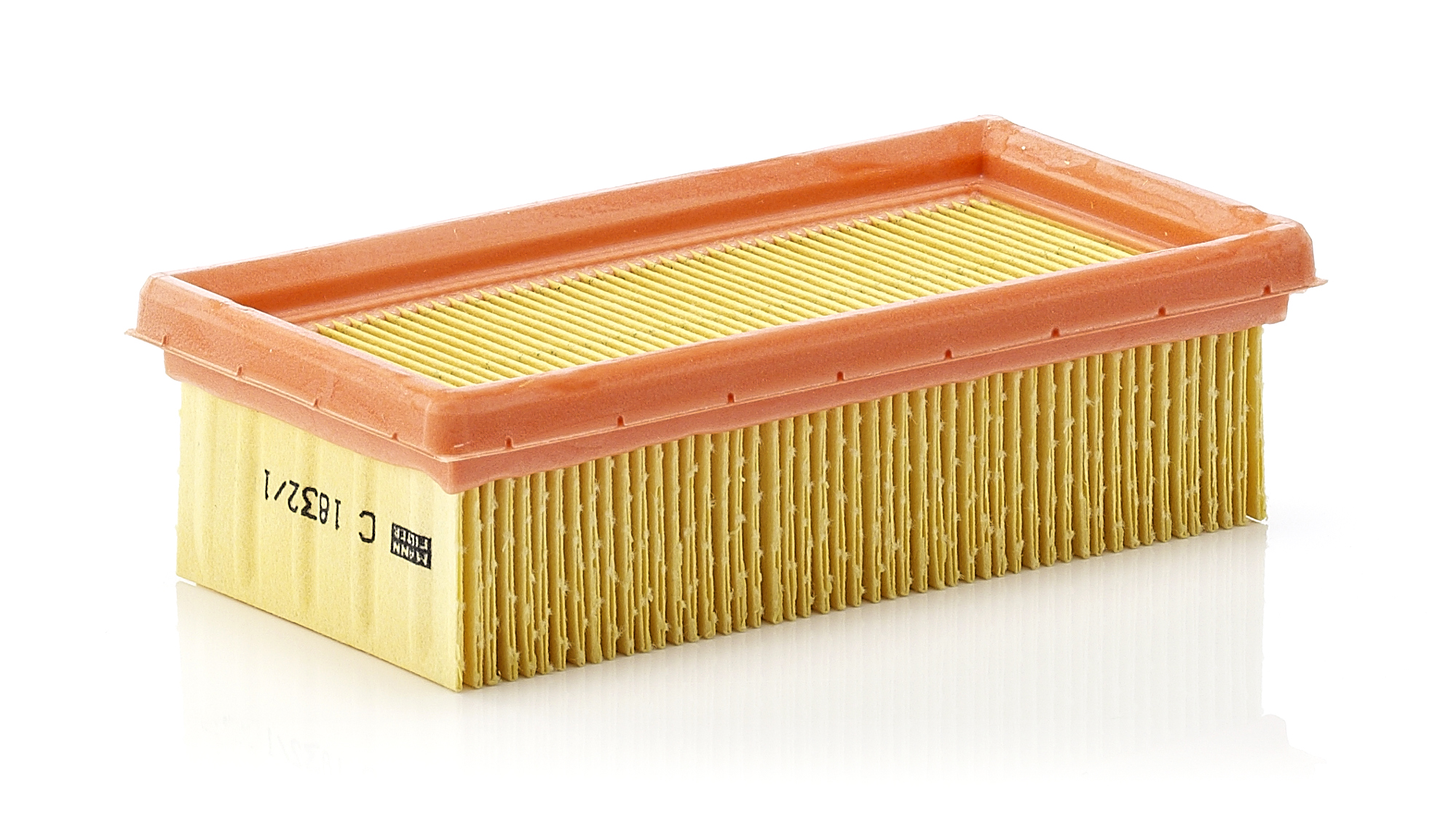 MANN-FILTER Luftfilter c18321 Filterindsats length_mm_203|Længde [mm]|177 width_mm_206|Bredde [mm]|90 height_mm_209|Højde [mm]|49 49mm for FORD FIAT