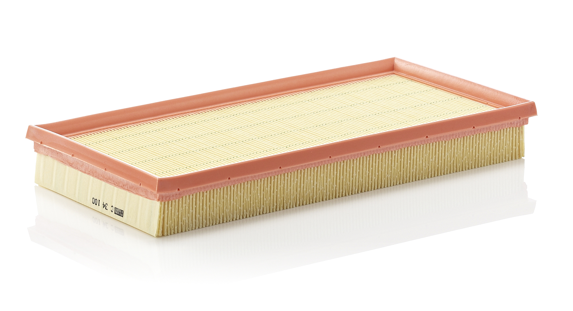 MANN-FILTER Luftfilter c34100 Filterindsats length_mm_203|Længde [mm]|335 width_mm_206|Bredde [mm]|171 height_mm_209|Højde [mm]|38 38mm for KIA
