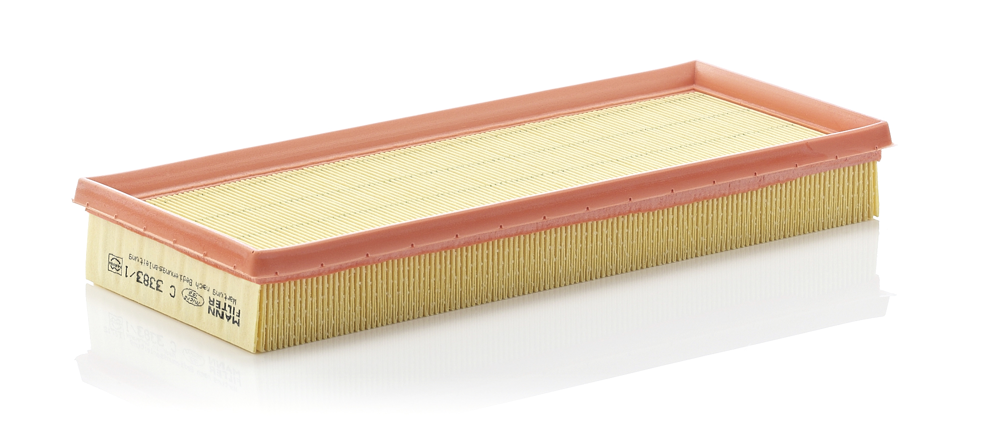 MANN-FILTER Luftfilter c33831 Filterindsats length_mm_203|Længde [mm]|323 width_mm_206|Bredde [mm]|135 height_mm_209|Højde [mm]|42 42mm for FIAT