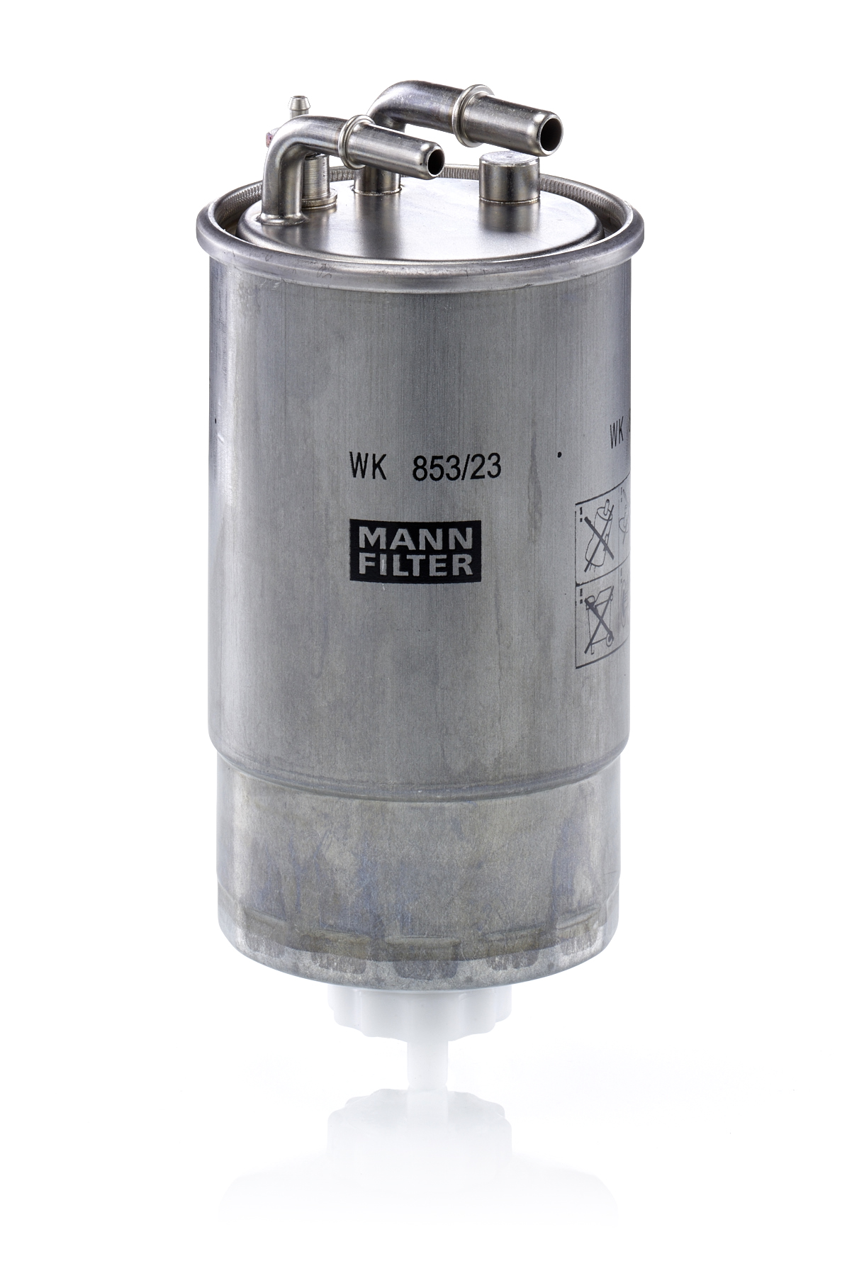 MANN-FILTER Brændstof-filter wk85323 Lednings 197mm for OPEL GENERAL MOTORS