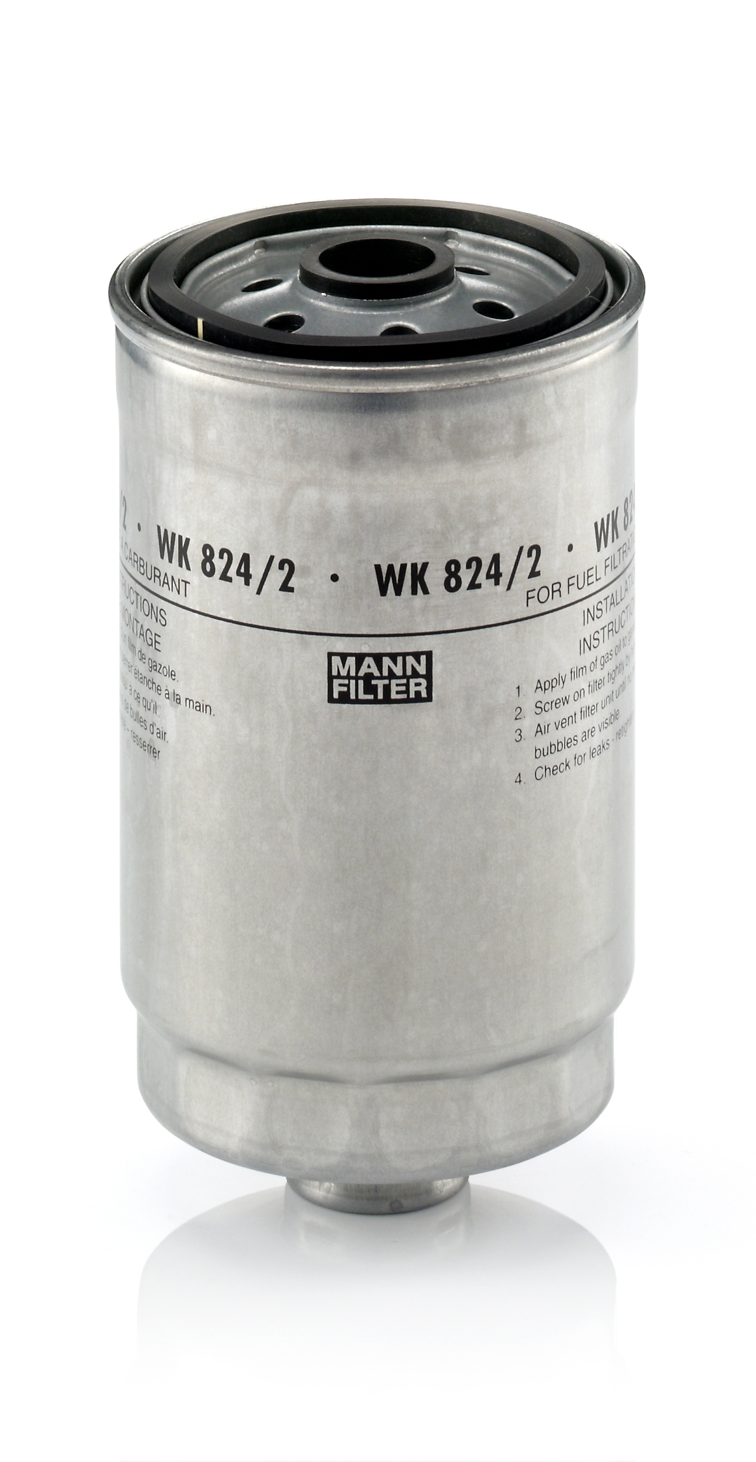MANN-FILTER Brændstof-filter wk8242 Påskruet 140mm for KIA HYUNDAI