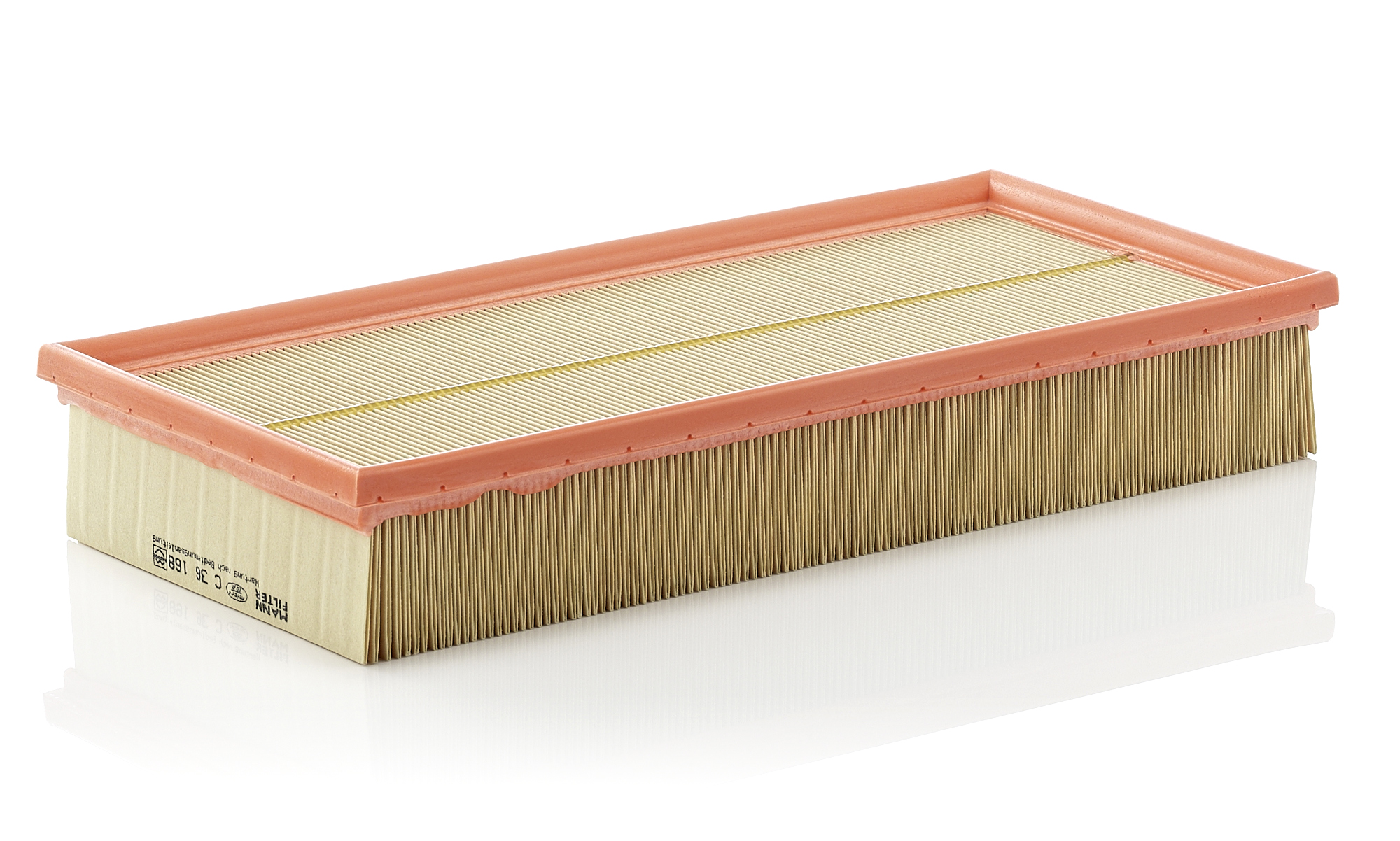 MANN-FILTER Luftfilter c36168 Filterindsats length_mm_203|Længde [mm]|359 width_mm_206|Bredde [mm]|171 height_mm_209|Højde [mm]|60 60mm for MERCEDES-