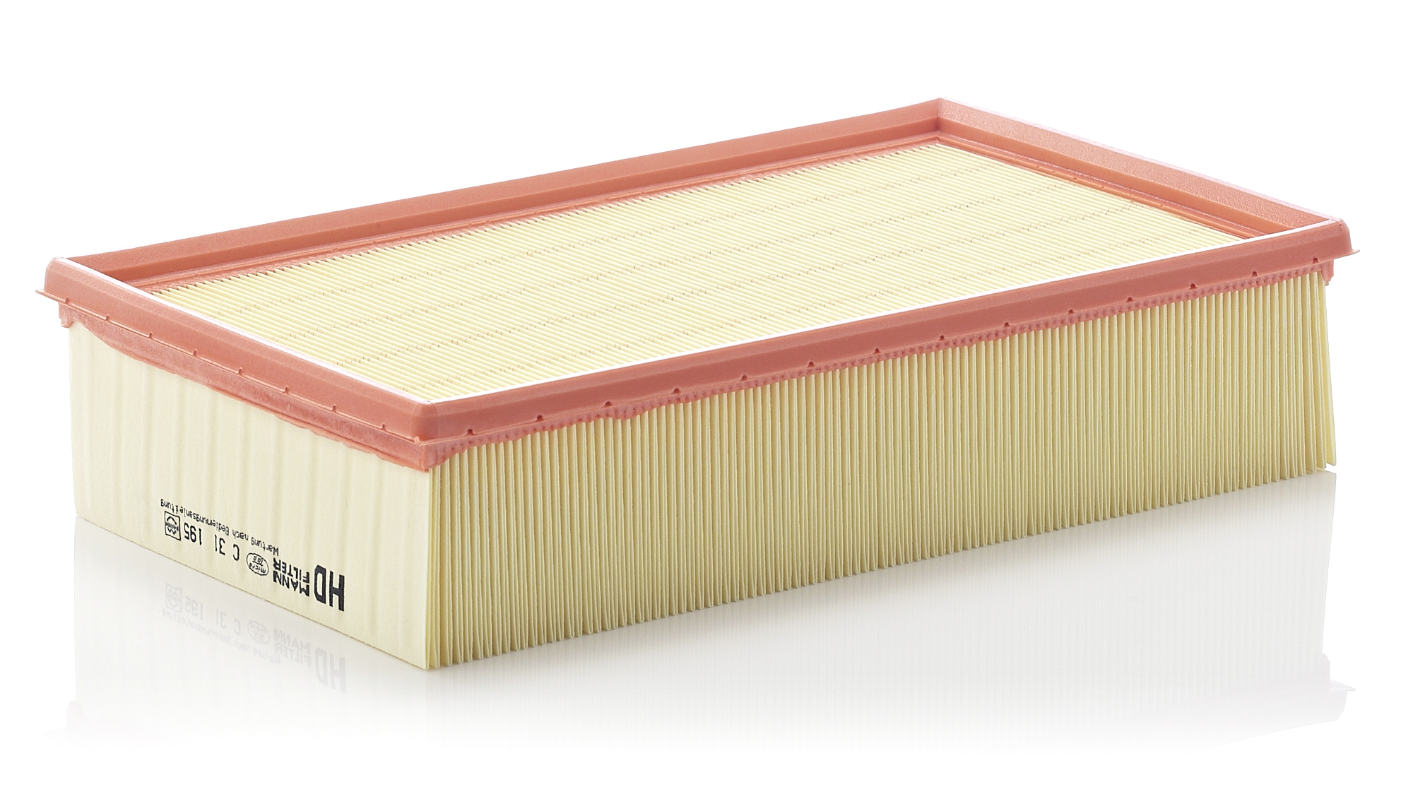 MANN-FILTER Luftfilter c31195 Filterindsats length_mm_203|Længde [mm]|308 width_mm_206|Bredde [mm]|184 height_mm_209|Højde [mm]|69 69mm for VAG