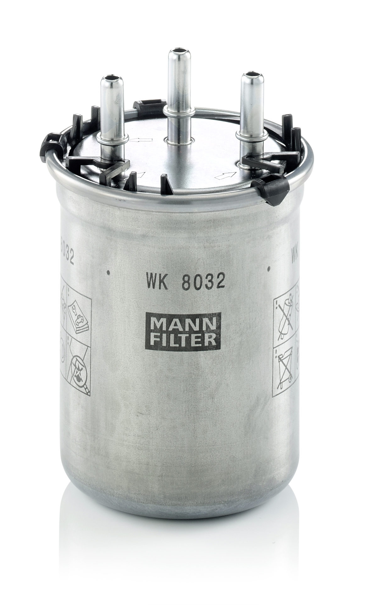 MANN-FILTER Brændstof-filter wk8032 Lednings 141mm for VAG