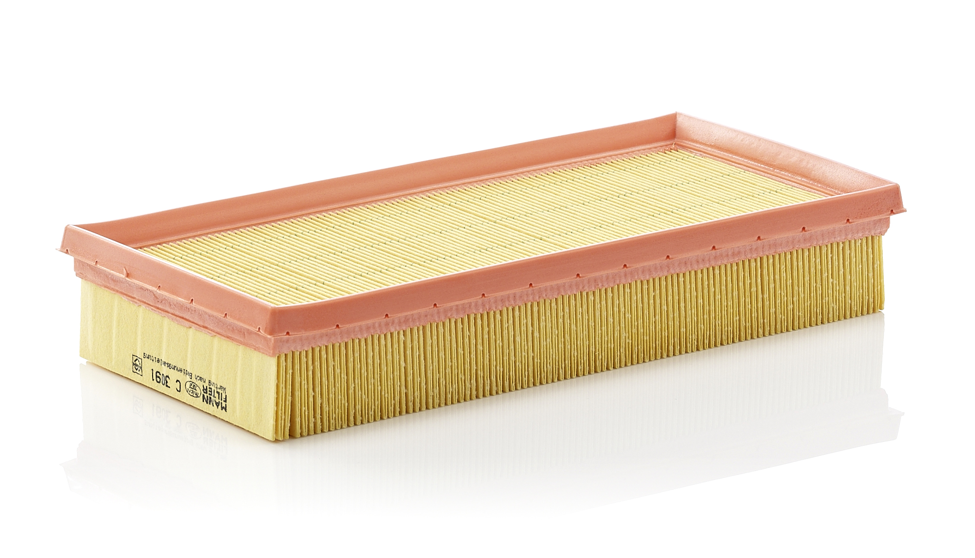 MANN-FILTER Luftfilter c3091 Filterindsats length_mm_203|Længde [mm]|292 width_mm_206|Bredde [mm]|142 height_mm_209|Højde [mm]|50 50mm for ROVER