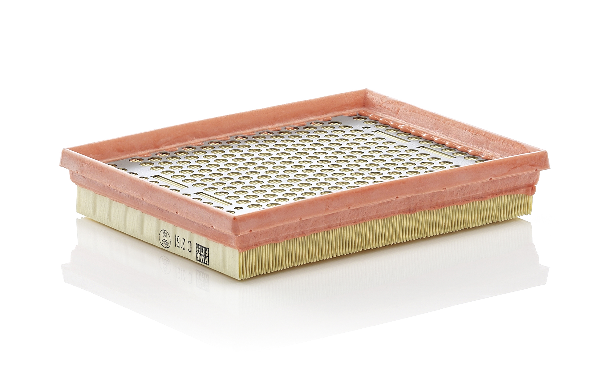 MANN-FILTER Luftfilter c2151 Filterindsats length_mm_203|Længde [mm]|210 width_mm_206|Bredde [mm]|165 height_mm_209|Højde [mm]|35 35mm for VAG