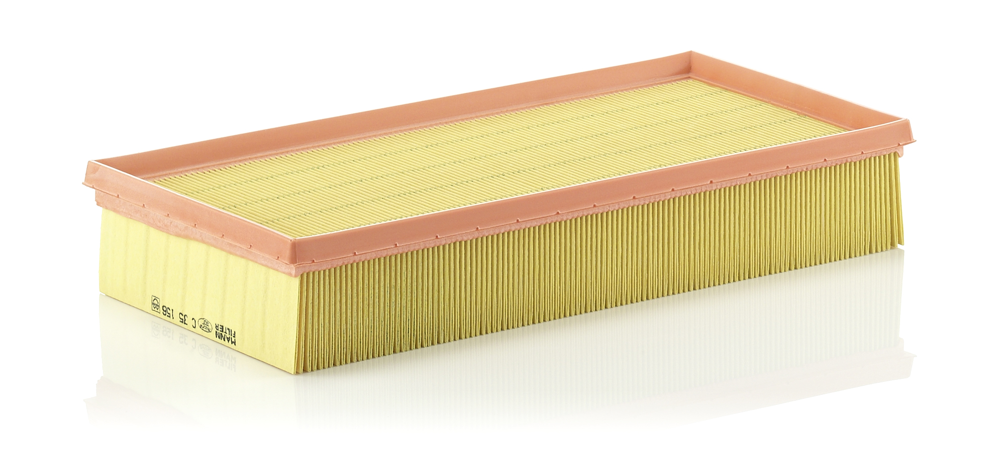 MANN-FILTER Luftfilter c35156 Filterindsats length_mm_203|Længde [mm]|335 width_mm_206|Bredde [mm]|171 height_mm_209|Højde [mm]|38 38mm for MITSUBISH