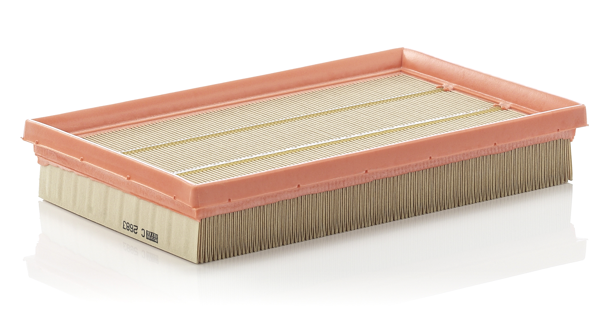 MANN-FILTER Luftfilter c2683 Filterindsats length_mm_203|Længde [mm]|256 width_mm_206|Bredde [mm]|161 height_mm_209|Højde [mm]|42 42mm for CHRYSLER F