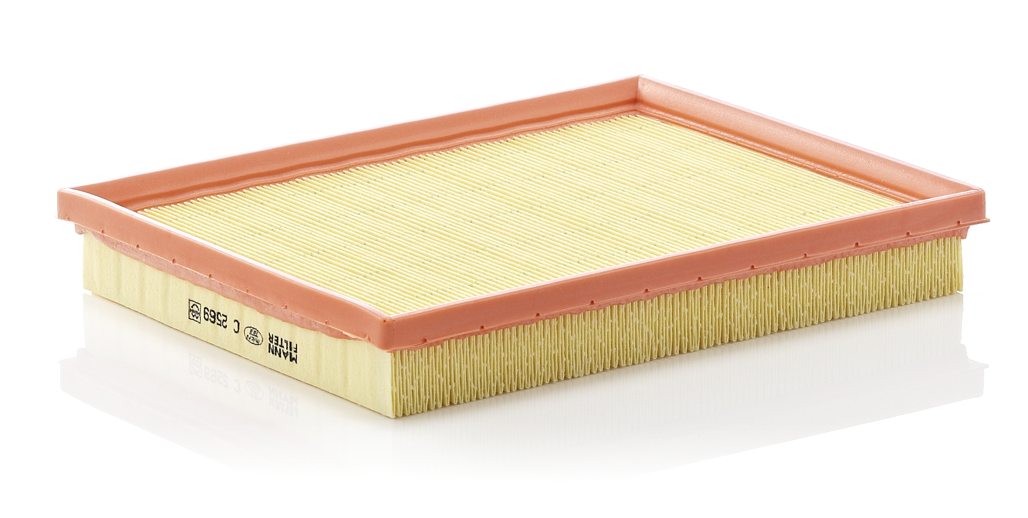 MANN-FILTER Luftfilter c2569 Filterindsats length_mm_203|Længde [mm]|245 width_mm_206|Bredde [mm]|191 height_mm_209|Højde [mm]|34 34mm for FIAT